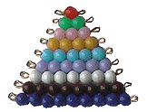 Coloured Short Bead Stairs