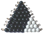 Black & White Bead Stairs